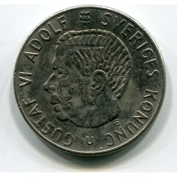 ŠVÉDSKO. 1 krona 1971.