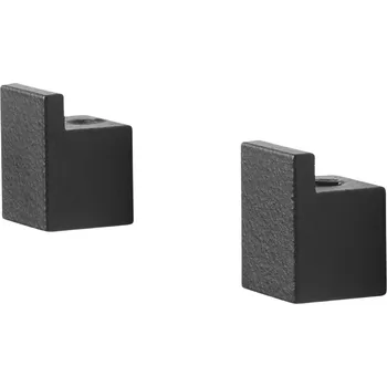Věšák Audo Copenhagen, Nástěnné háčky Kubus černé 2 ks - Formadore