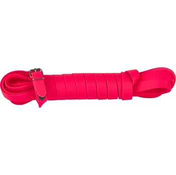 Obojek pro psa Barvířská šňůra TETRAO Biothane - růžová plochá 10 m
