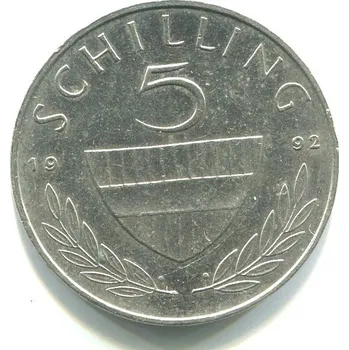 RAKOUSKO. 5 Schilling 1992.
