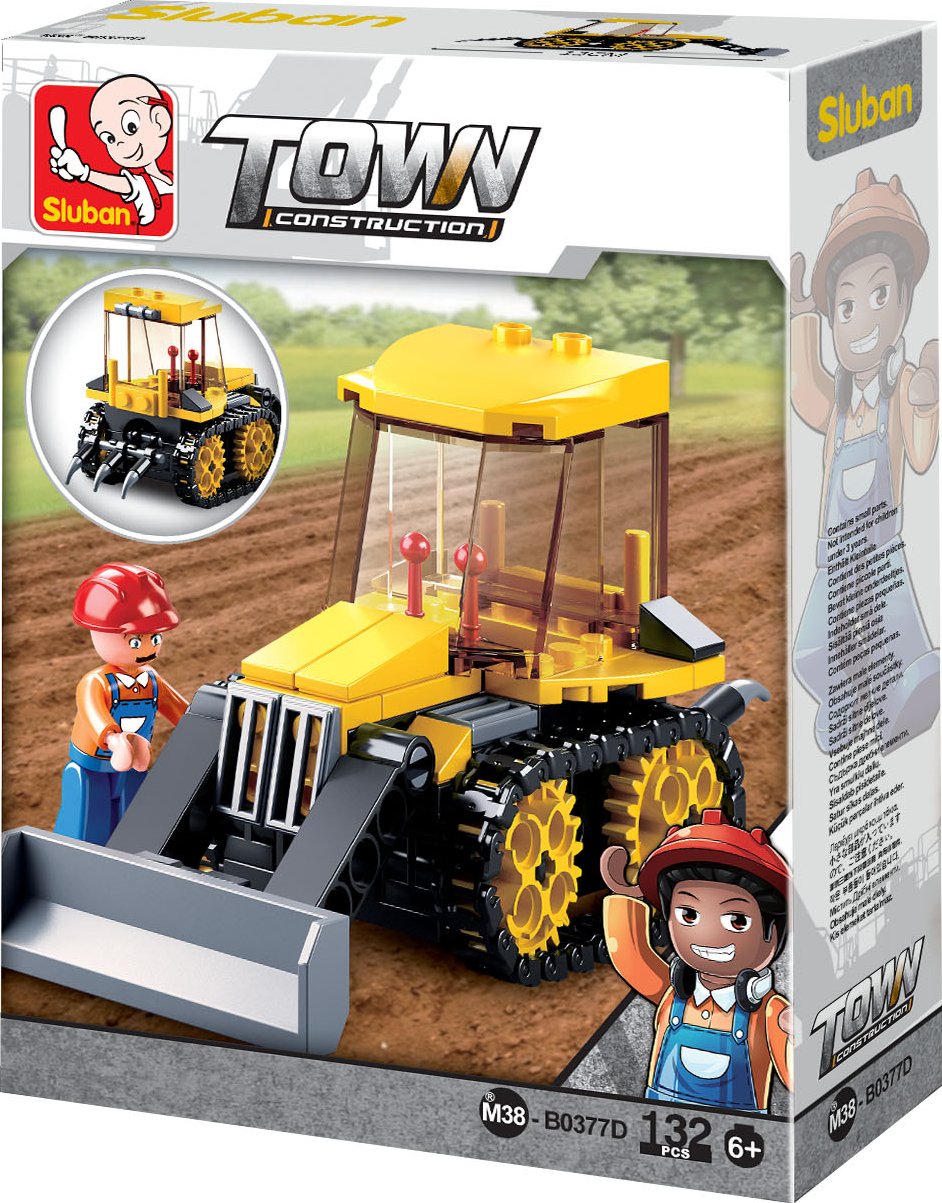 Sluban M38-B0555 Gru A Torre – Set Costruzione 1461 Pezzi – Compatibile Con Altri Mattoncini – Età 6+