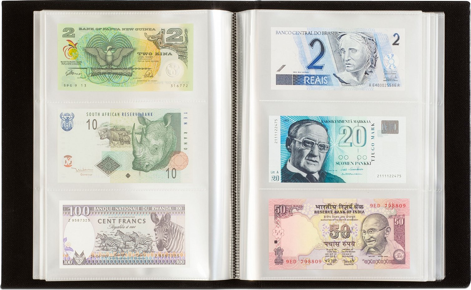 Leuchtturm Album na 300 bankovek, černá