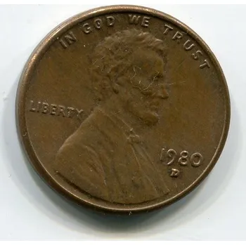 USA. 1 cent 1980/D.