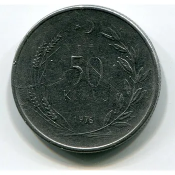 TURECKO. 50 kurus 1976.