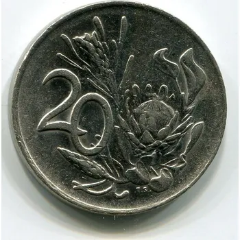 JIHOAFRICKÁ REPUBLIKA. 20 cents 1984.