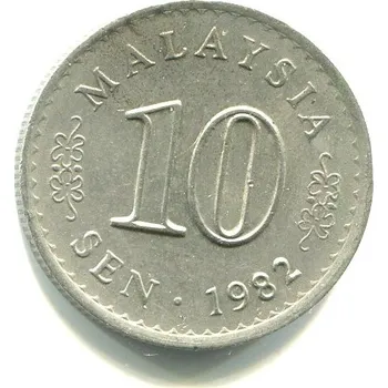 MALAISIE. 10 sen 1982.