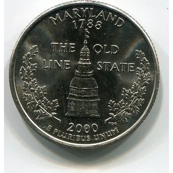 USA. 1/4 dollar 2000/P. Maryland.