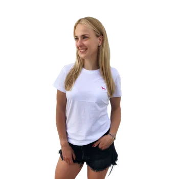 Dámské tričko KAŠMIR CLASSIC H1 white/pink