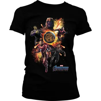 Dámské tričko Funko | Dámské tričko Marvel Endgame černé - L / Černá