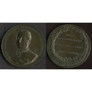 THUN-HONENSTEIN, František. Medaile na odstoupení z funkce gubernátora Čech 1896.