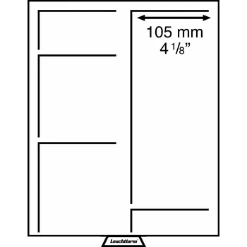Obal pro sběratelský předmět Leuchtturm Box XL, na mince s různým dělením, kouřová barva, se sametově červenou výstelkou
