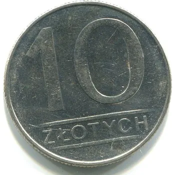 POLSKO. 10 złotych 1988.