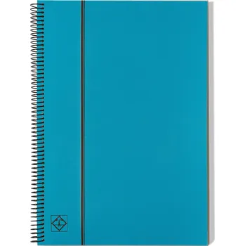 Obal pro sběratelský předmět Leuchtturm Blok na sušení známek, s 10 listy z extra silné lepenky a 2 fóliemi, modrý