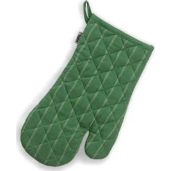 KELA Chňapka rukavice do trouby Cora 100% bavlna světle zelené/zelené pruhy 31,0x18,0cm KL-12818