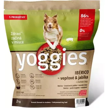 Krmivo pro psa YOGGIES Dog Ibérico vepřové maso s jablky 2kg