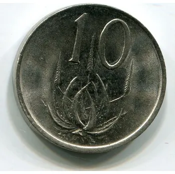 JIHOAFRICKÁ REPUBLIKA. 10 cents 1983.