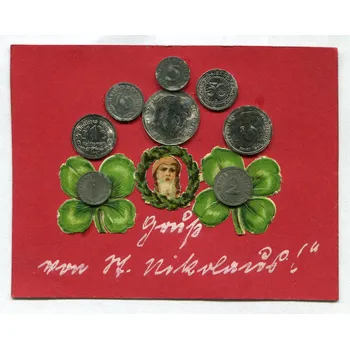 NĚMECKO. 1, 2, 5, 10, 50 Pfennig, 1, 2, 5 Mark 1937/D. Dětské peníze..