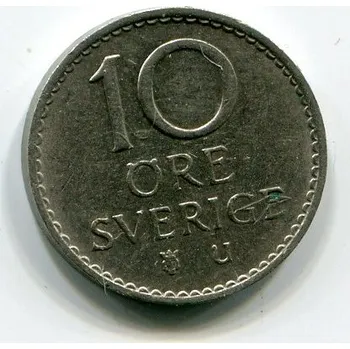 ŠVÉDSKO. 10 öre 1967.
