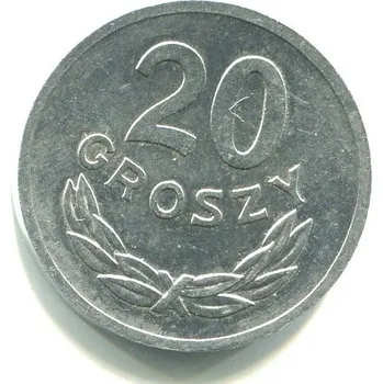 POLSKO. 20 groszy 1972.