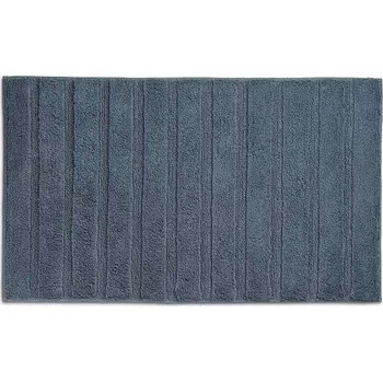 Koupelnová předložka KELA Koupelnová předložka Megan 100% bavlna kouřově modrá 100,0x60,0x1,6cm KL-24702