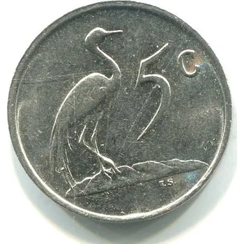 JIHOAFRICKÁ REPUBLIKA. 5 cents 1984.