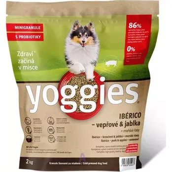 Krmivo pro psa YOGGIES Dog MINI Ibérico vepřové maso s jablky 2kg