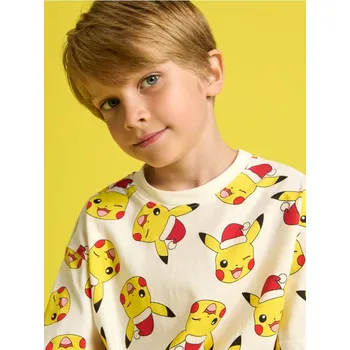 Chlapecké tričko Sinsay - Tričko Pokémon - krémová - 202BX-01X - 202BX-01X-98-1