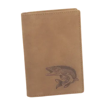 Peněženka Kožená dokladovka TETRAO štika malá