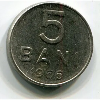 RUMUNSKO. 5 bani 1966.