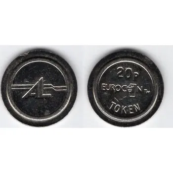 VELKÁ BRITÁNIE. Žeton do automatu 20p. EUROCOIN. AL.