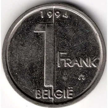BELGIE. 1 franc 1994. BELGIE.