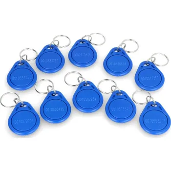 RFID klíčenka S103N-BE - 125kHz - kompatibilní s EM4100 - modrá - 10 ks