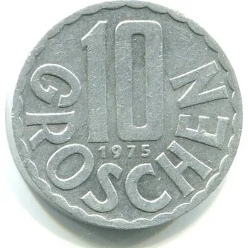 RAKOUSKO. 10 Groschen 1975.