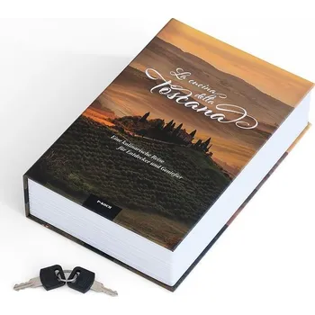 Obal pro sběratelský předmět Leuchtturm Trezor ve tvaru knihy Toscana