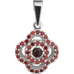 Granát Turnov Stříbrný přívěs 6471533 s českým granátem