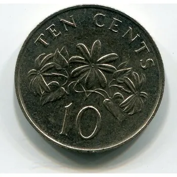 SINGAPUR. 10 cents 1990. KM-51