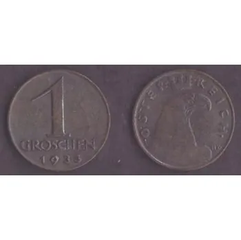 RAKOUSKO. 1 Groschen 1933.
