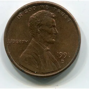 USA. 1 cent 1991/D.