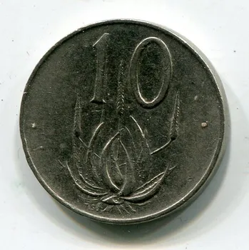 JIHOAFRICKÁ REPUBLIKA. 10 cents 1975.