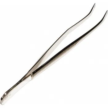 Obal pro sběratelský předmět Leuchtturm Pinzeta 42 deluxe, na známky, dlouhá 12 cm, prohnutá a lopatková s pouzdrem