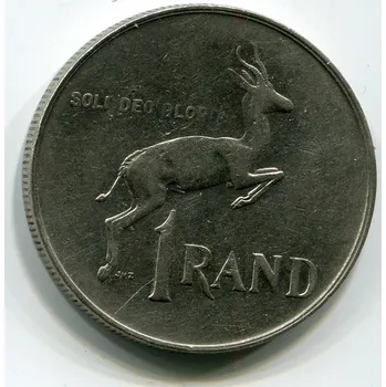 Sběratelství JIHOAFRICKÁ REPUBLIKA. 1 rand 1988.