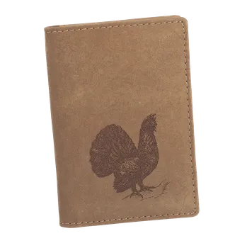 Peněženka Kožená dokladovka TETRAO tetřev malá