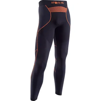 Běžecké oblečení Iron-ic Pánské běžecké legíny Barva: Black, Velikost: S/M