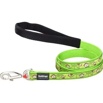 Vodítko pro psa Vodítko Red Dingo 15 mm x 1,8 m - Monkey Lime Green