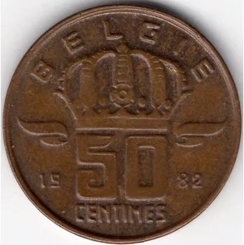 BELGIE. 50 centimes 1982. BELGIE.