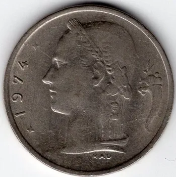 BELGIE. 1 franc 1974. BELGIE.