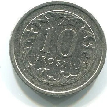 POLSKO. 10 groszy 2005.