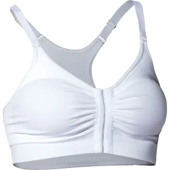 Iron-ic Dámská podprsenka se zapínáním vpředu Barva: White, Velikost: M/L