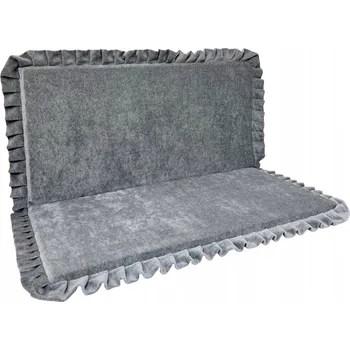 Hrací deka Podložka MONIO na hraní VELVET šedá čtverec 105x105 cm