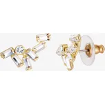 Preciosa Pozlacené bižuterní náušnice Sugarheart s českým křišťálem Preciosa, krystal 2461Y00